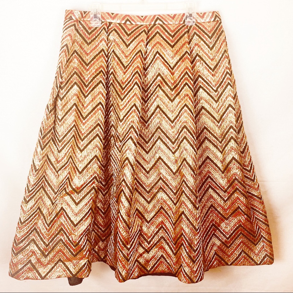 M&S Per Una Metallic Size 14 US Skirt